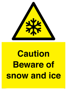 WK6309: Caution Beware of snow and ice