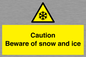 WK6309: Caution Beware of snow and ice