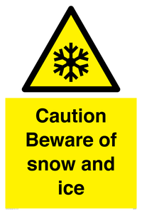 WK6309: Caution Beware of snow and ice