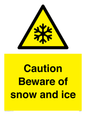 WK6309: Caution Beware of snow and ice