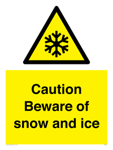 WK6309: Caution Beware of snow and ice