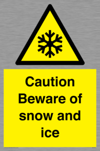 WK6309: Caution Beware of snow and ice