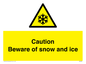 WK6309: Caution Beware of snow and ice