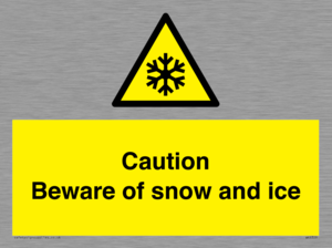 WK6309: Caution Beware of snow and ice