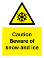 WK6309: Caution Beware of snow and ice