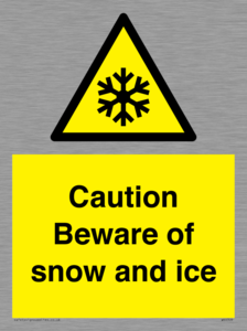 WK6309: Caution Beware of snow and ice