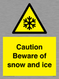 WK6309: Caution Beware of snow and ice