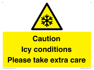 WK6310: Caution Icy conditions please take extra care
