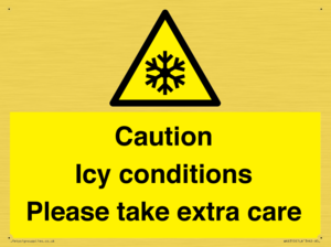 WK6310: Caution Icy conditions please take extra care