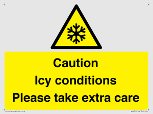 WK6310: Caution Icy conditions please take extra care