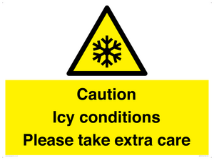 WK6310: Caution Icy conditions please take extra care