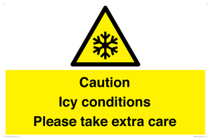 WK6310: Caution Icy conditions please take extra care