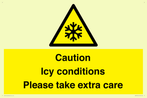 WK6310: Caution Icy conditions please take extra care