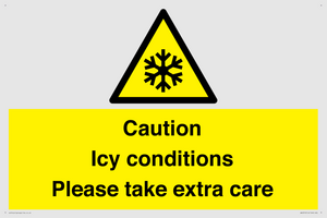 WK6310: Caution Icy conditions please take extra care