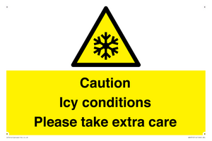 WK6310: Caution Icy conditions please take extra care