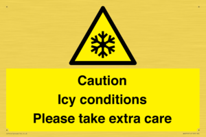 WK6310: Caution Icy conditions please take extra care