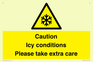 WK6310: Caution Icy conditions please take extra care