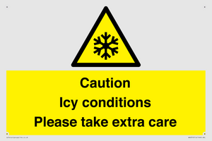 WK6310: Caution Icy conditions please take extra care