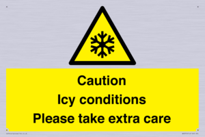WK6310: Caution Icy conditions please take extra care