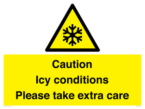WK6310: Caution Icy conditions please take extra care