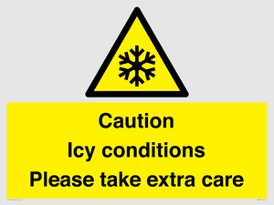 WK6310: Caution Icy conditions please take extra care
