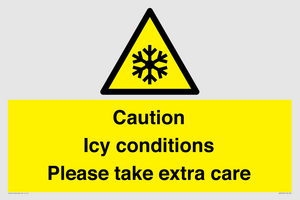 WK6310: Caution Icy conditions please take extra care