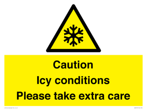 WK6310: Caution Icy conditions please take extra care