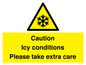 WK6310: Caution Icy conditions please take extra care
