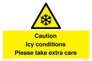WK6310: Caution Icy conditions please take extra care