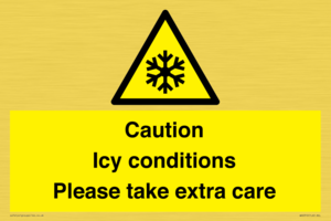 WK6310: Caution Icy conditions please take extra care