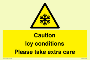 WK6310: Caution Icy conditions please take extra care