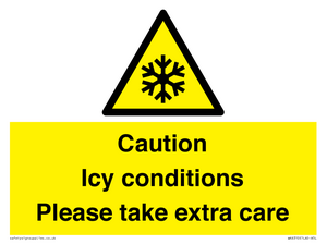 WK6310: Caution Icy conditions please take extra care