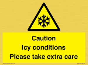 WK6310: Caution Icy conditions please take extra care