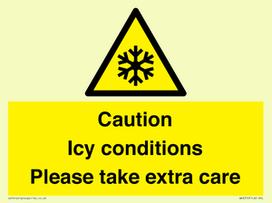 WK6310: Caution Icy conditions please take extra care