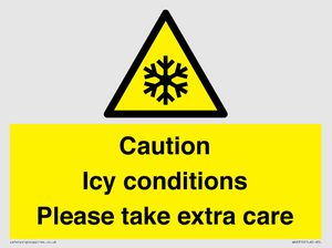 WK6310: Caution Icy conditions please take extra care