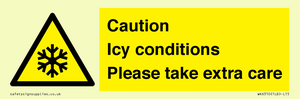 WK6310: Caution Icy conditions please take extra care