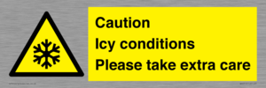WK6310: Caution Icy conditions please take extra care
