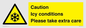 WK6310: Caution Icy conditions please take extra care