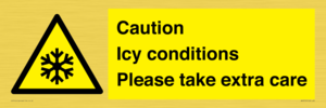 WK6310: Caution Icy conditions please take extra care