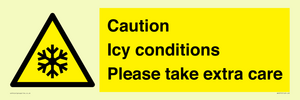 WK6310: Caution Icy conditions please take extra care