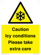 WK6310: Caution Icy conditions please take extra care