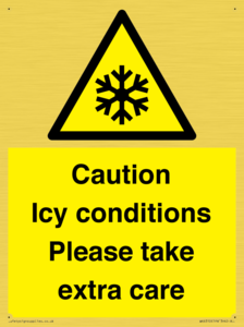 WK6310: Caution Icy conditions please take extra care