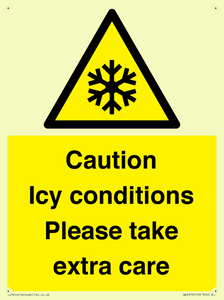 WK6310: Caution Icy conditions please take extra care