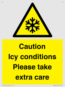 WK6310: Caution Icy conditions please take extra care