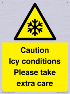 WK6310: Caution Icy conditions please take extra care