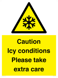 WK6310: Caution Icy conditions please take extra care