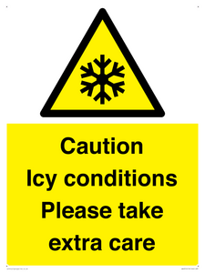 WK6310: Caution Icy conditions please take extra care