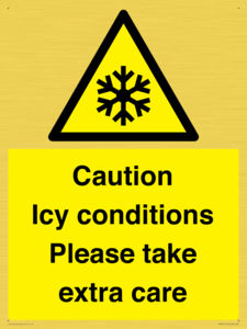 WK6310: Caution Icy conditions please take extra care
