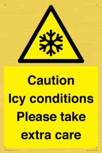WK6310: Caution Icy conditions please take extra care