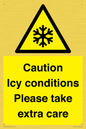 WK6310: Caution Icy conditions please take extra care